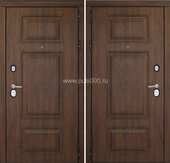 Металлическая входная дверь в квартиру коричневого цвета, цена 12 150  руб.